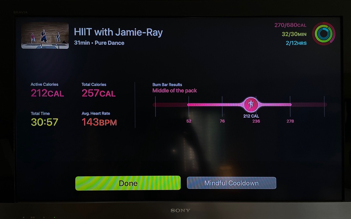 Final Metrics Including Burn Bar