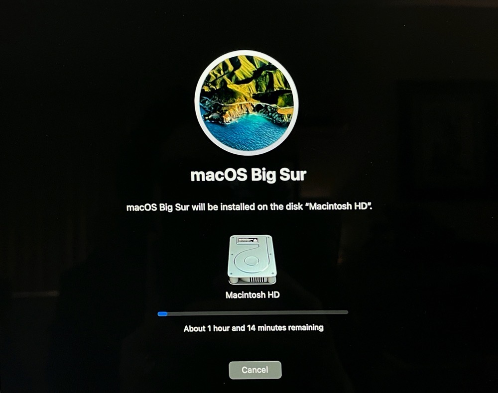 Reinstalling macOS Big Sur