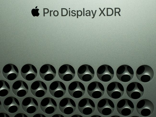 Holes on the back of the Pro Display XDR display