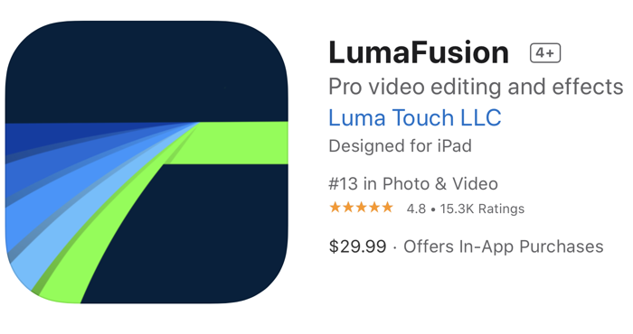 #title# LumaFusion in the App Store