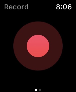 #title# Just Press Record showing single red button
