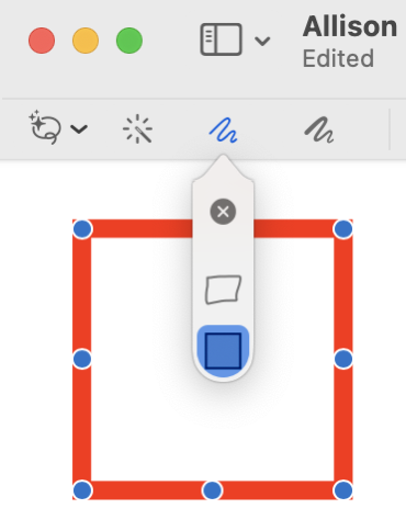 Hand drawn Rectangle After I Let Go