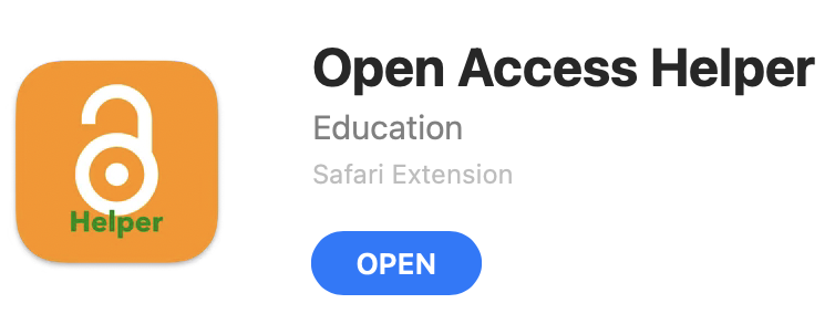 #title# Open Access Helper