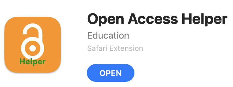 Open Access Helper