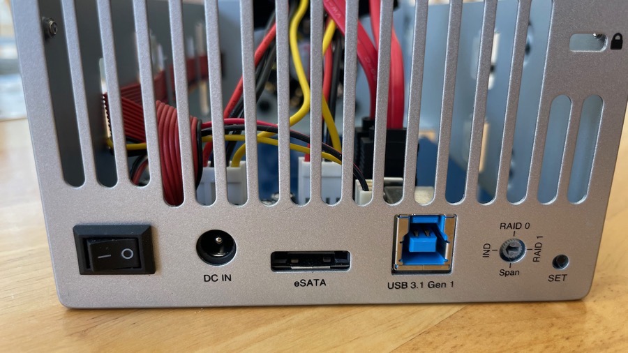 OWC Backplane RAID Dial USB 3 eSATA