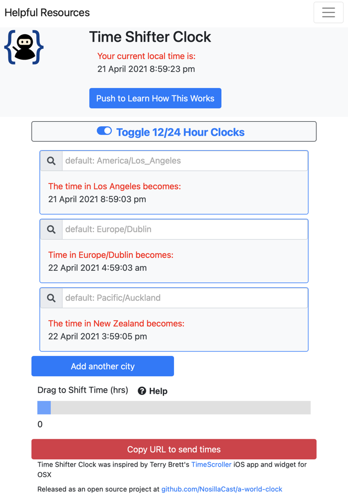 #title# Time shifter clock v2