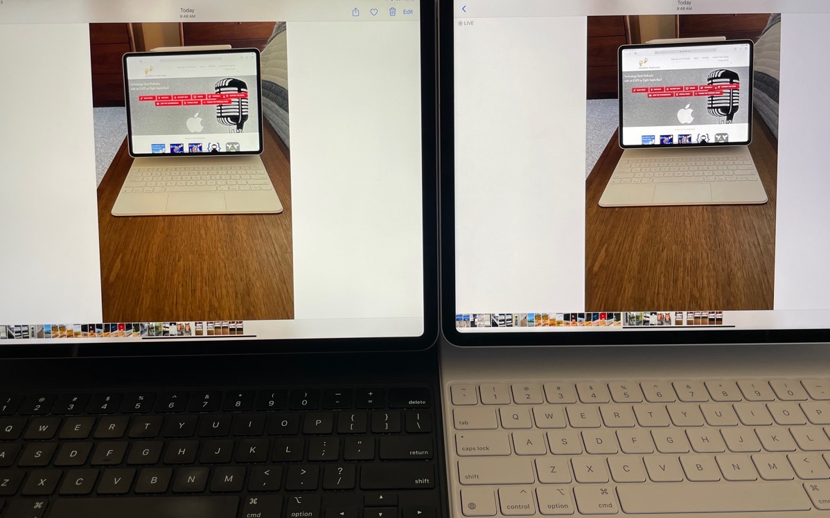 2018 vs 2021 iPad HDR Photo
