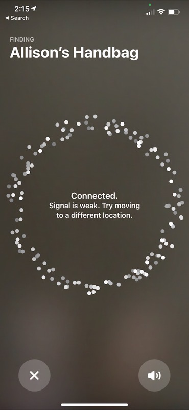 #title# AirTag Find My Signal is Weak