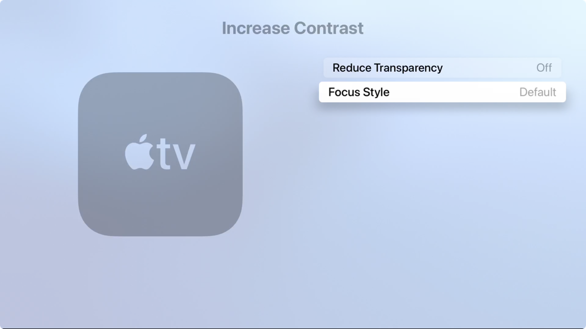 Increase Contrast Focus Style