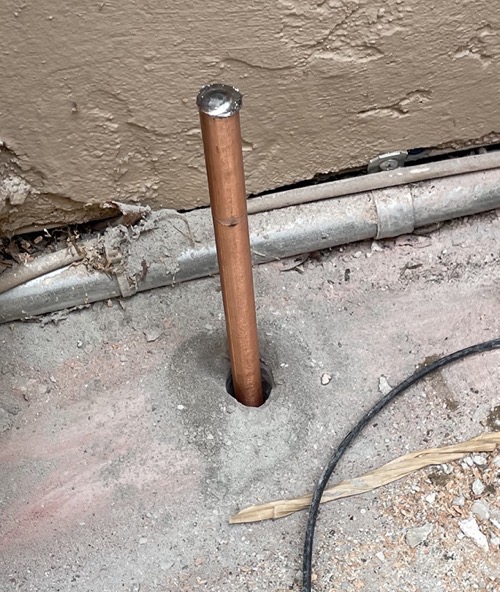 8 ft Copper Ground Rod