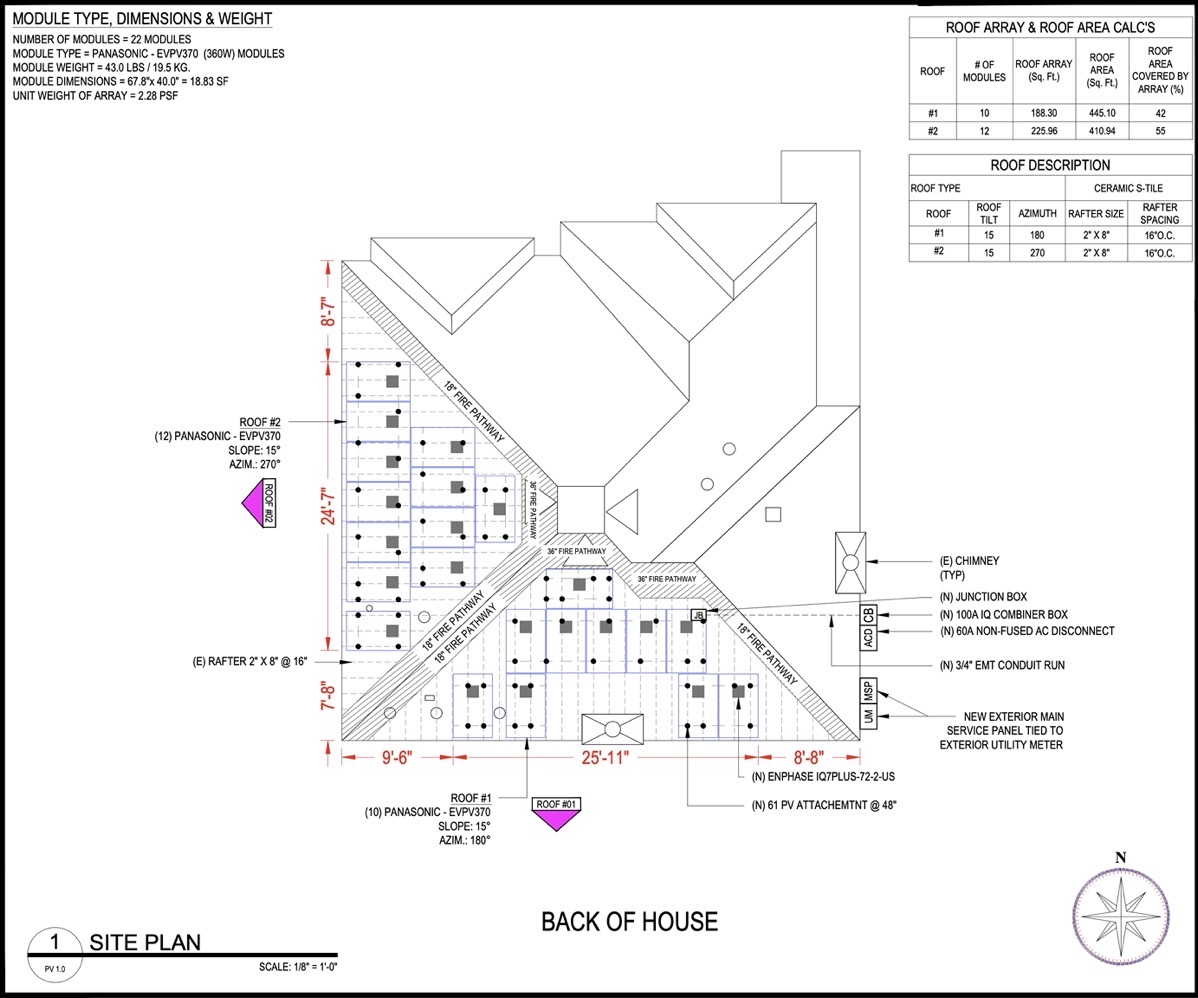 Solar Layout Plan