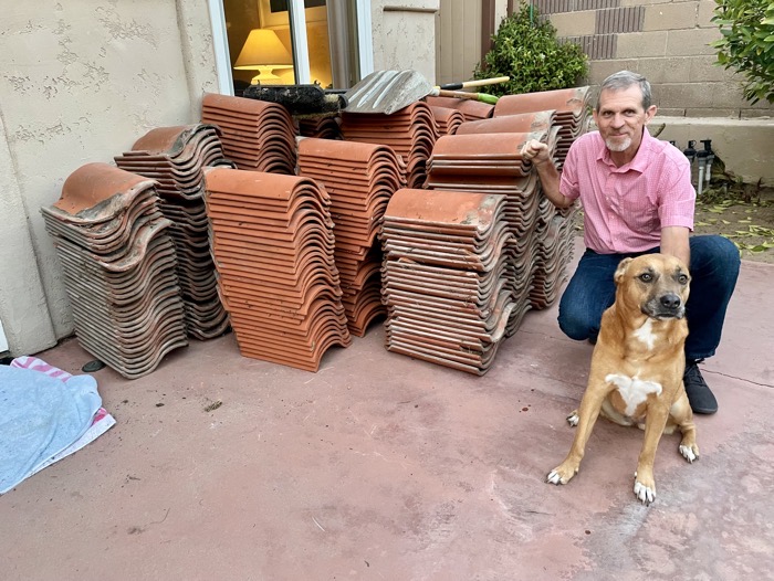 Steve Tesla with Spanish Roof Tiles