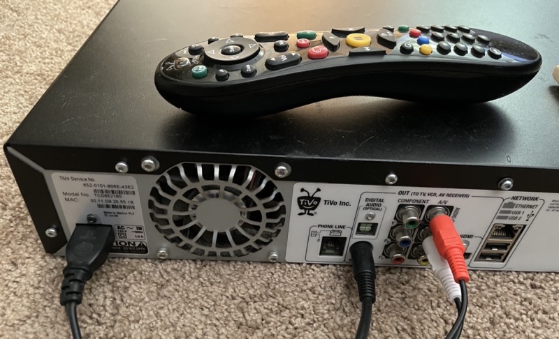 TiVo S-Video and Composite Audio