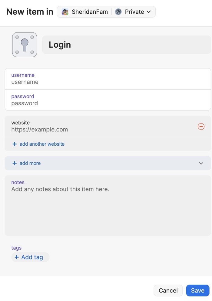 #title# 1Password 8 New Login with Fewer Fields