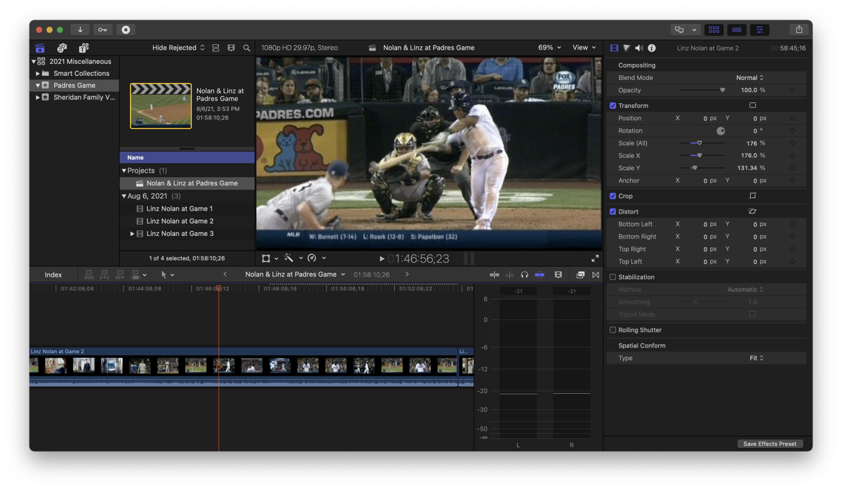 Video from TiVo Playing in Final Cut Pro