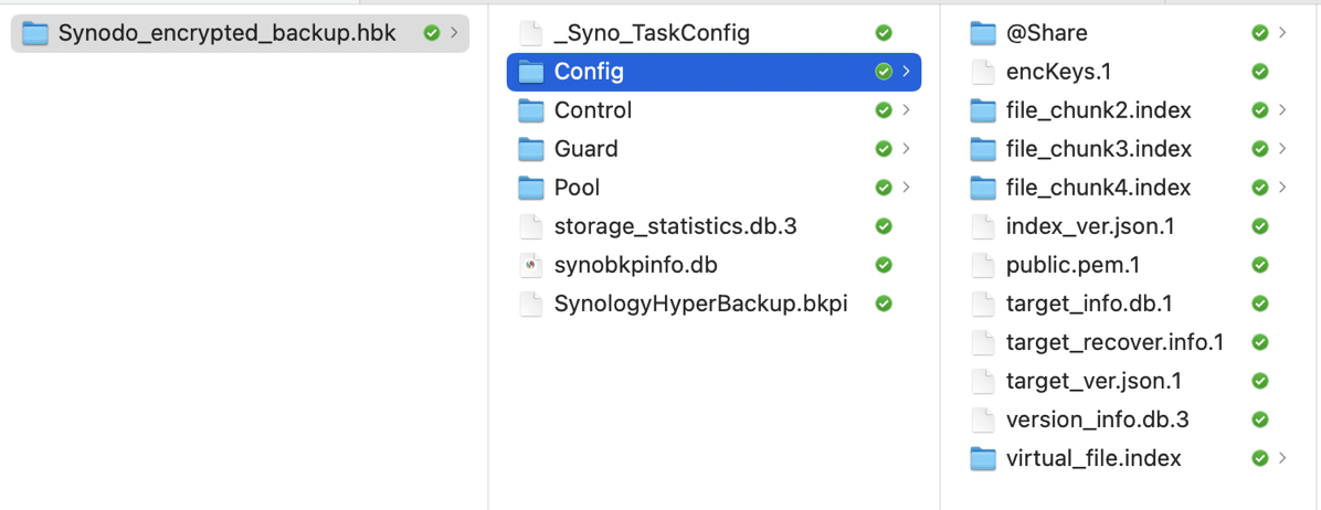 Backup Glop from Synology on Dropbox