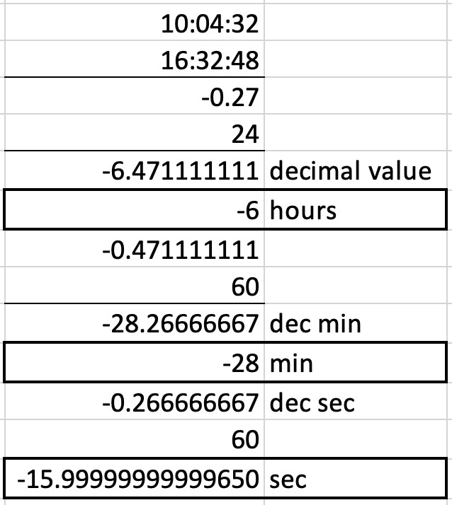 Decimal Time Conversion