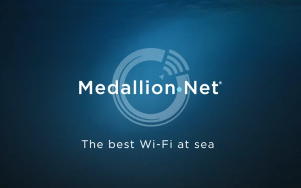 MedallionNet Logo "the best WiFi at sea"