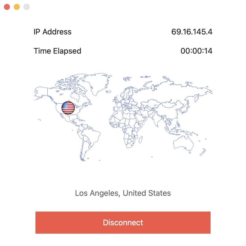 #title# StrongVPN Main Interface is Simple