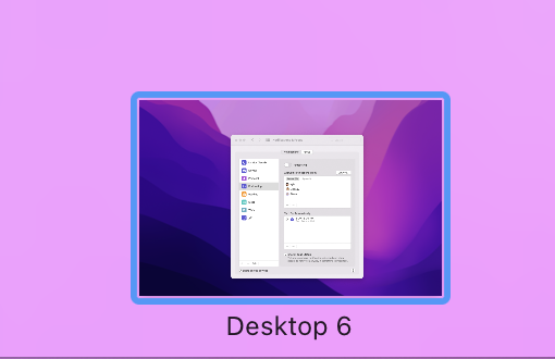 Desktop 6 from MacBook Pro