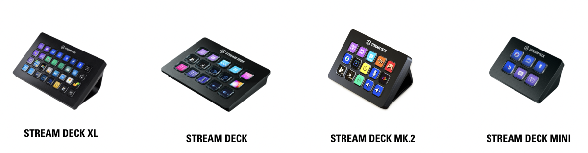 Four Stream Deck Models as described