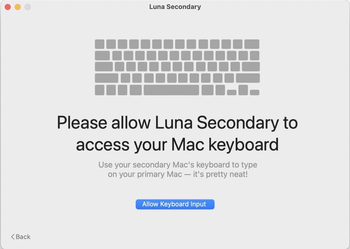 Let secondary keyboard type on primary machine