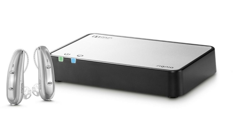Signia StreamLine TV box - maybe the size of a deck of cards