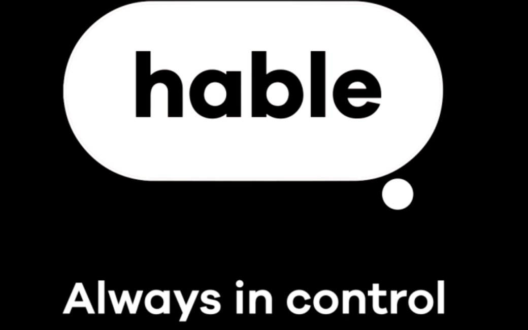 Hable logo with tagline "always in control"