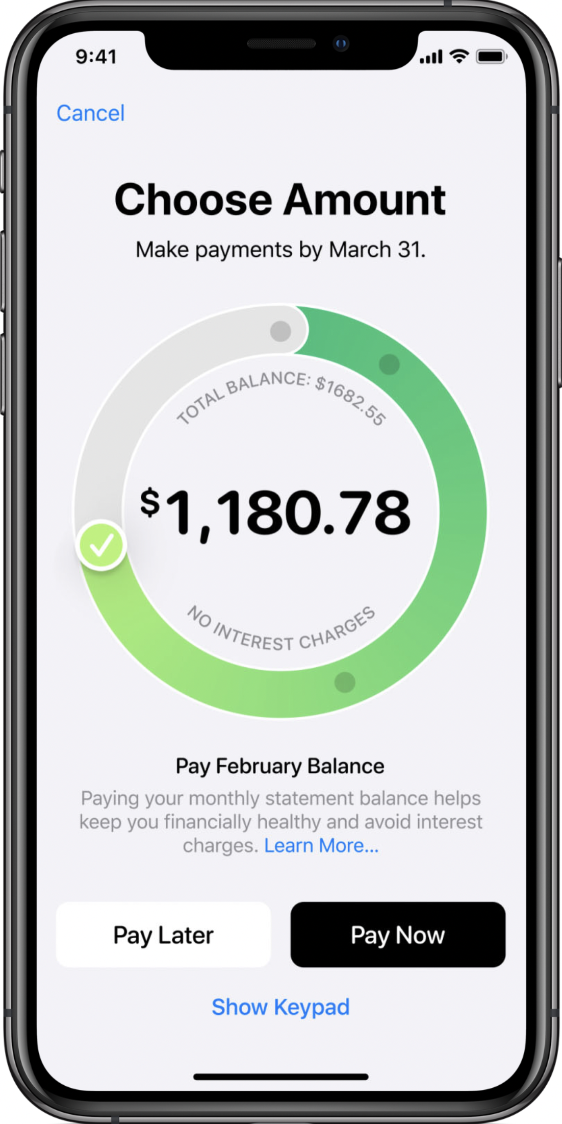 Apple Card Choose Amount to Pay.png Apple Card Choose Amount to Pay