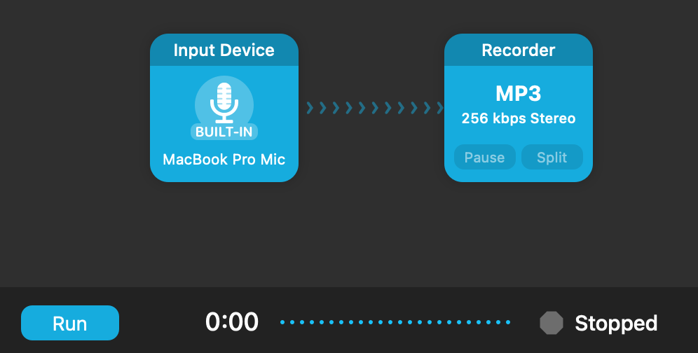 Mic Source and Recorder Output