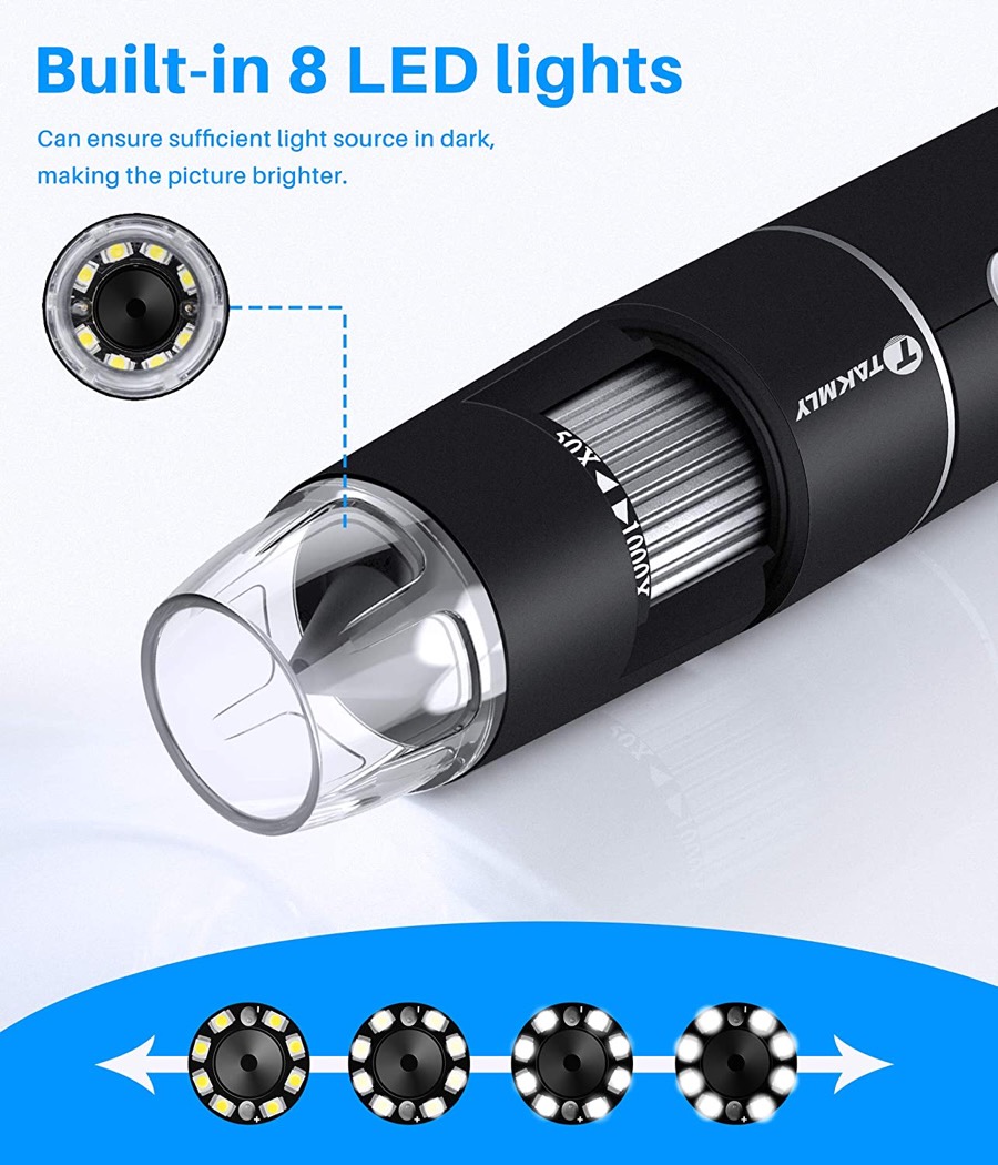 Built-in 8 LEDs.jpg Ring of 8 built-in LEDs around the tip