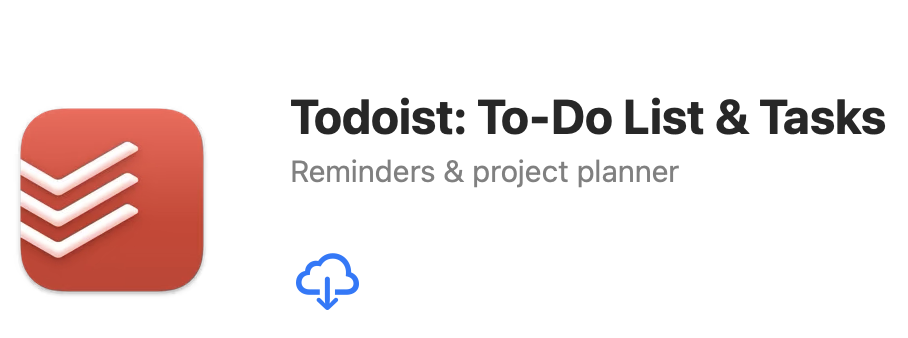 Todoist in the Mac App Store