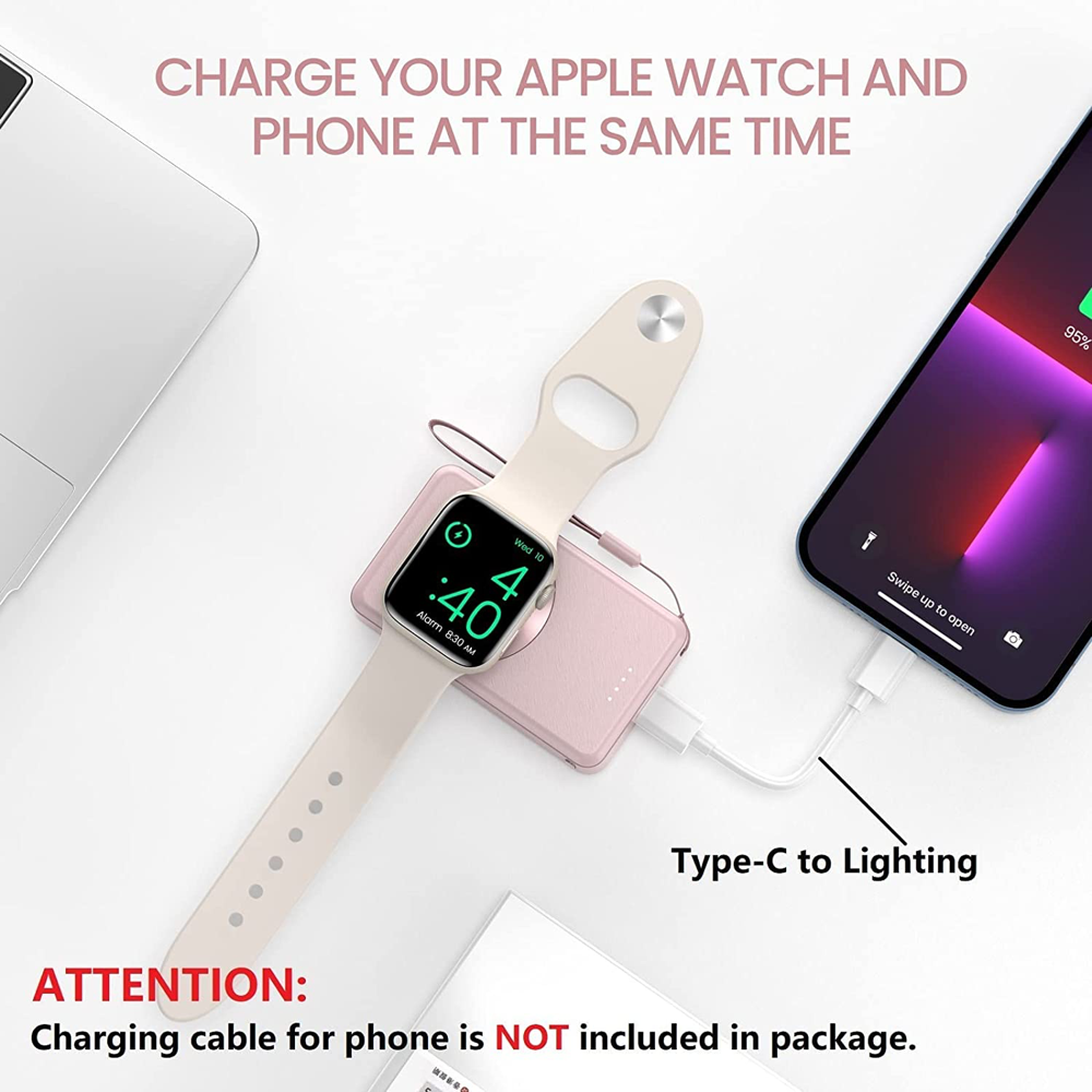 LVFAN Chargeur Portable pour Apple Watch, P, 4000mAh Algeria