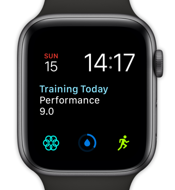 Training Today complication on Apple Watch