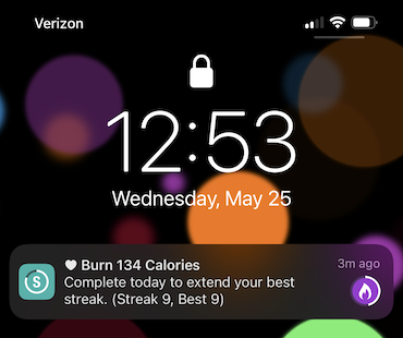 notification.PNG Notifications on Lock Screen