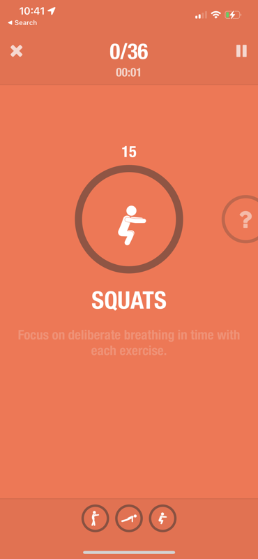 Workout Showing Squats