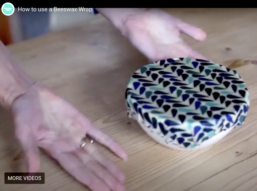 Beeswax Wrap on a Bowl