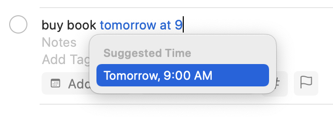 Reminders App Annoying to Enter Time and Day