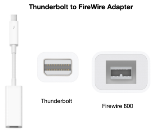 Apple Thunderbolt to FireWire 800 Adapter
