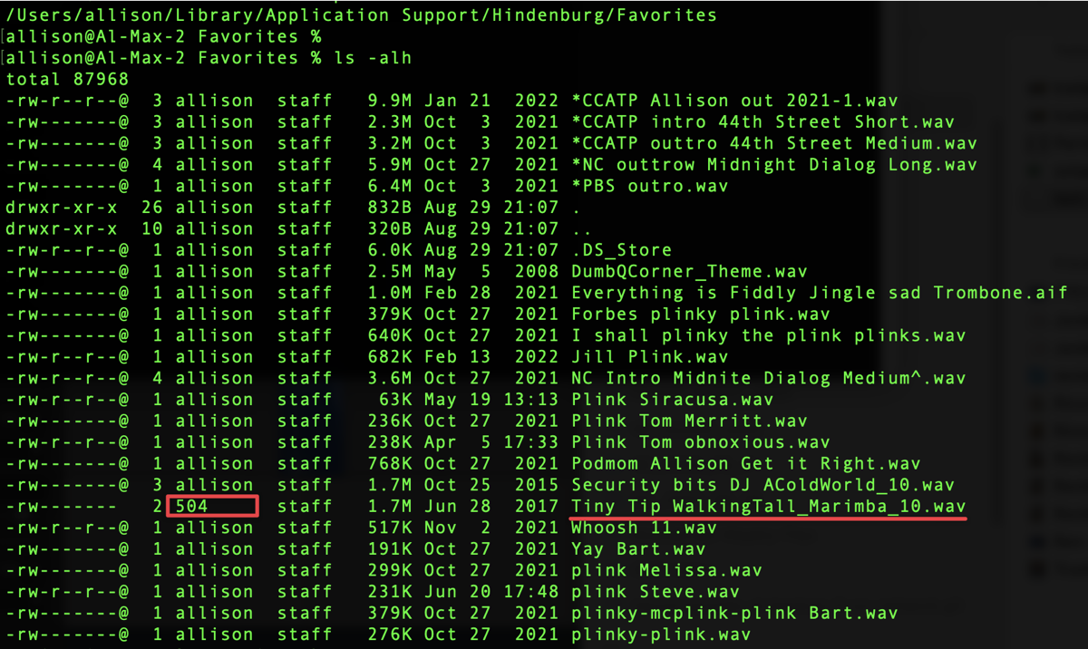 Tiny Tips Jingle Incorrect Permissions in Terminal