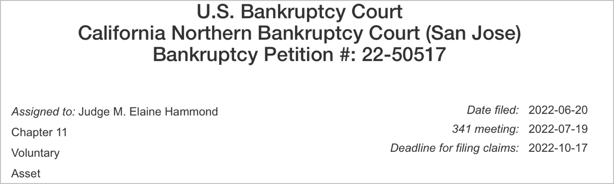 Drobo Bankruptcy Petition