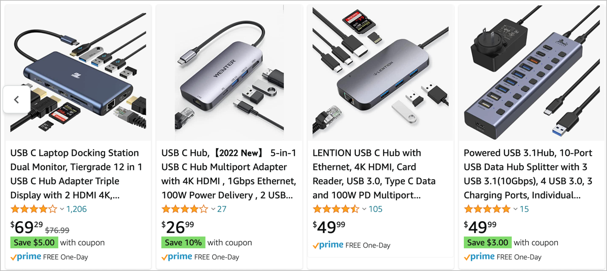 Hubs With the Wrong Ports