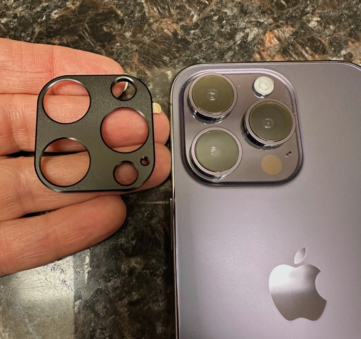 Ringke iPhone 14 Pro Camera Protector from Helma before.jpeg Ringke iPhone 14 Pro Camera Protector from Helma before