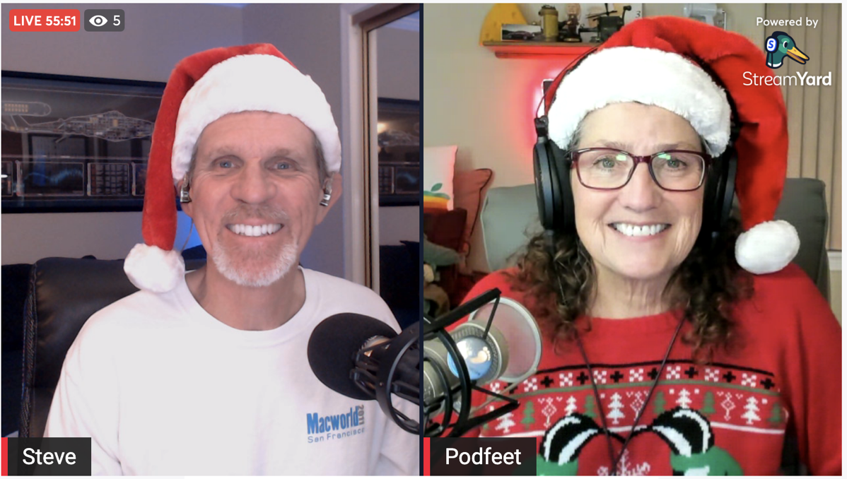 Steve Allison live show Christmas Hats