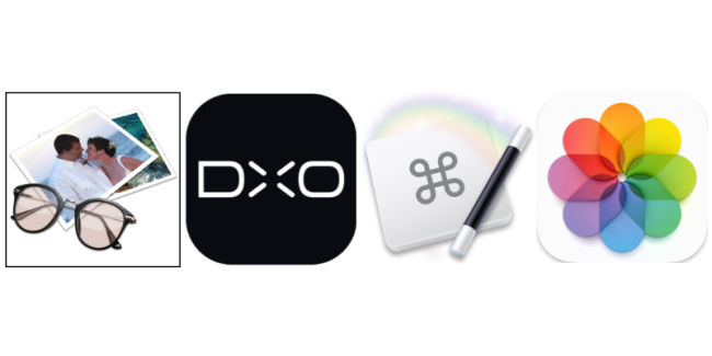 PhotoReviewer DxO Hazel Photos logos