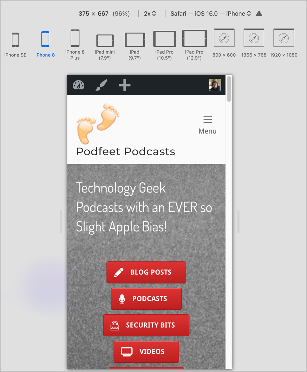 Safari Responsive Design Mode.png Safari Responsive Design Mode as I'll describe next