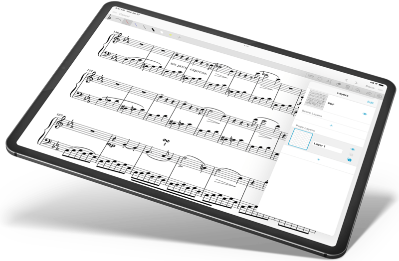 forScore on iPad.png forScore on iPad