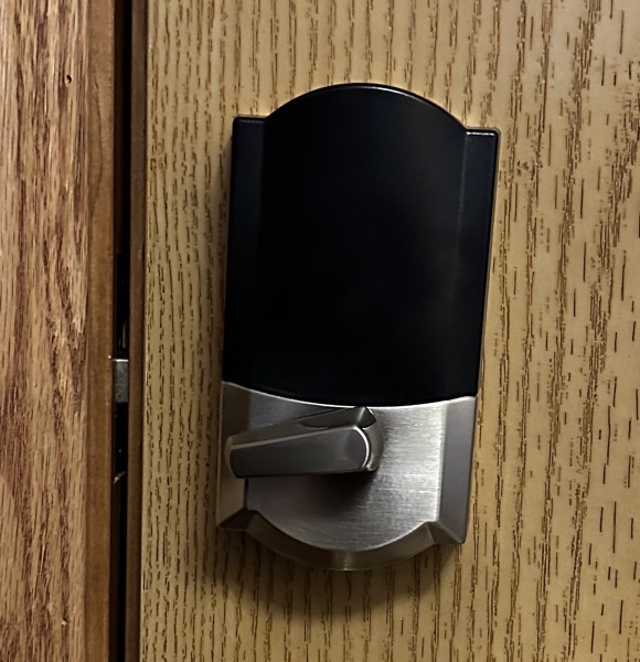 schlageinside.JPG Pretty normal looking lock with a deadbolt you turn