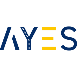 AYES Company logo in blue and yellow stylized text.
