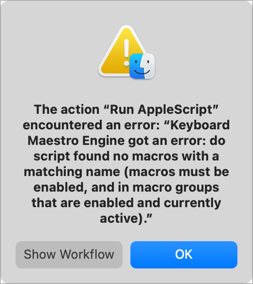 Run AppleScript error (text is in article)